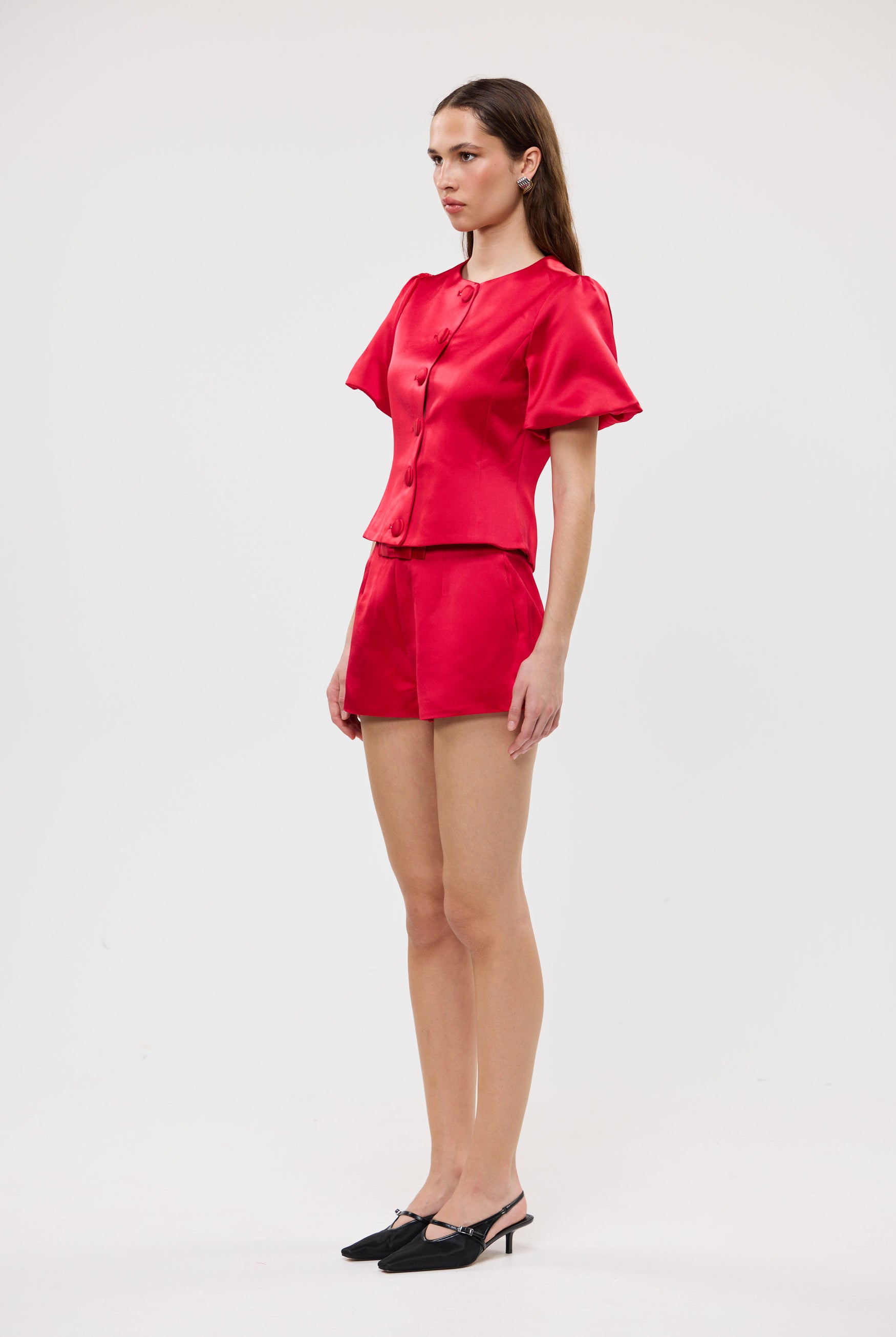 bubish Penelope Bow Hot Short Red SHORTS