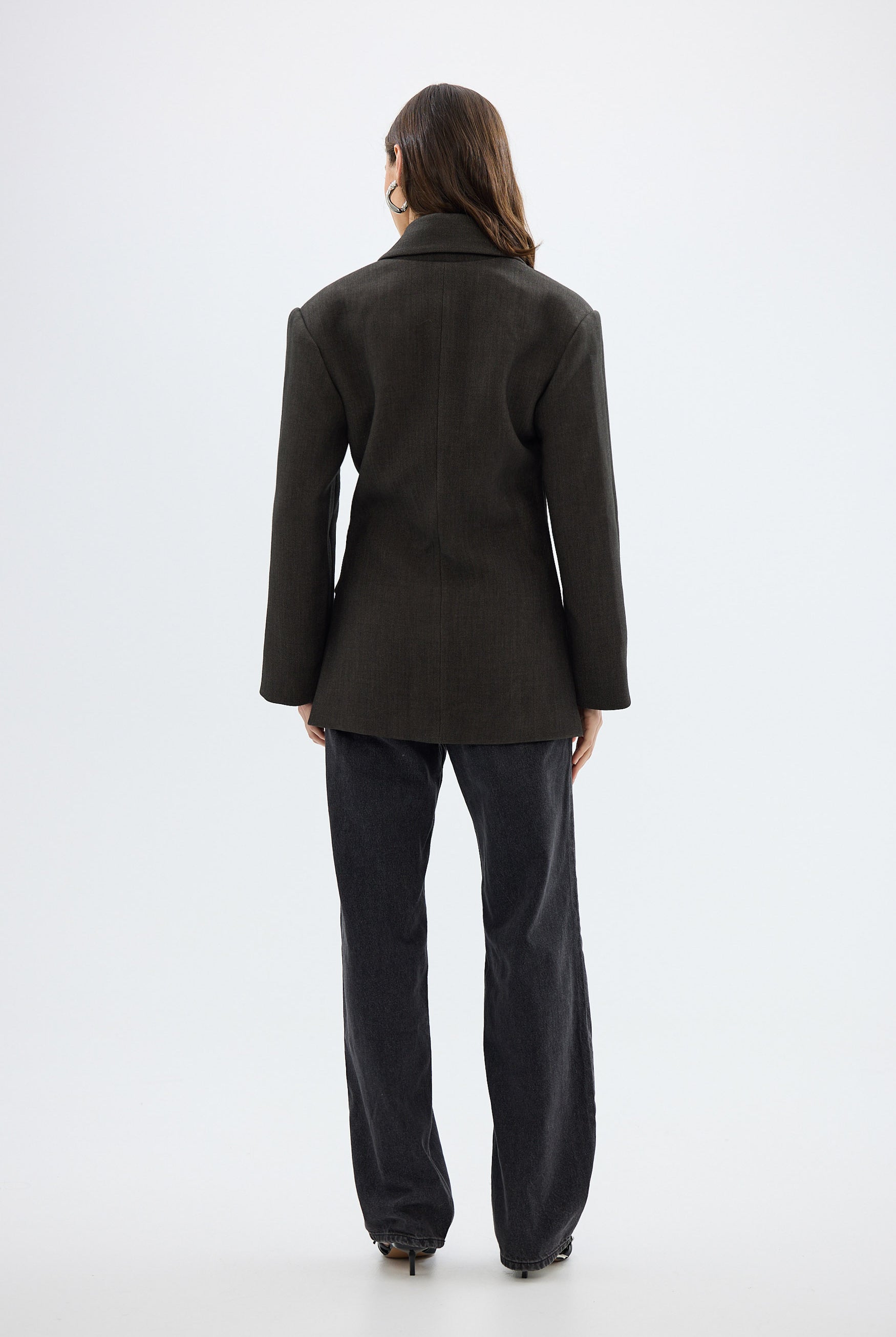 bubish Saskia Cinched Blazer Charcoal CINCHED BLAZER