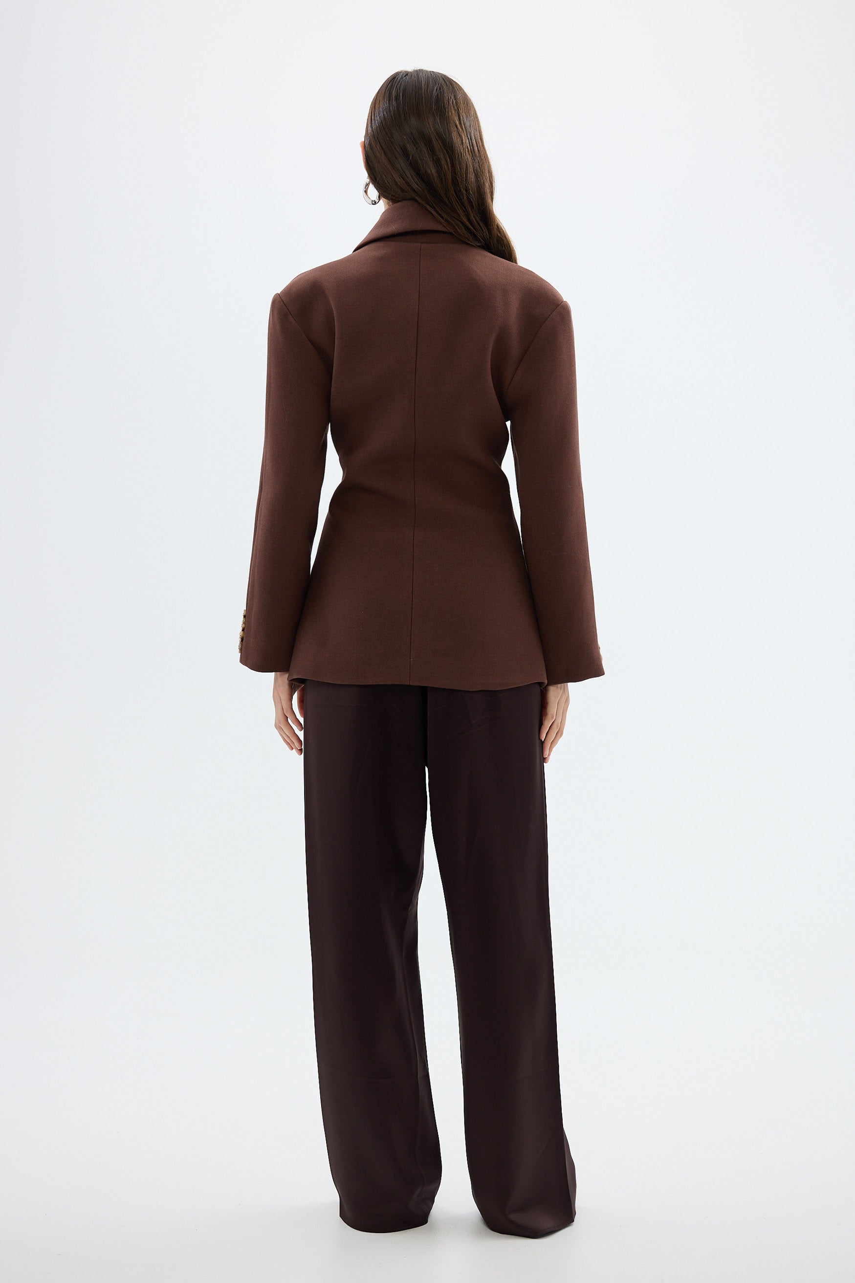bubish Saskia Cinched Blazer - Chocolate BLAZER