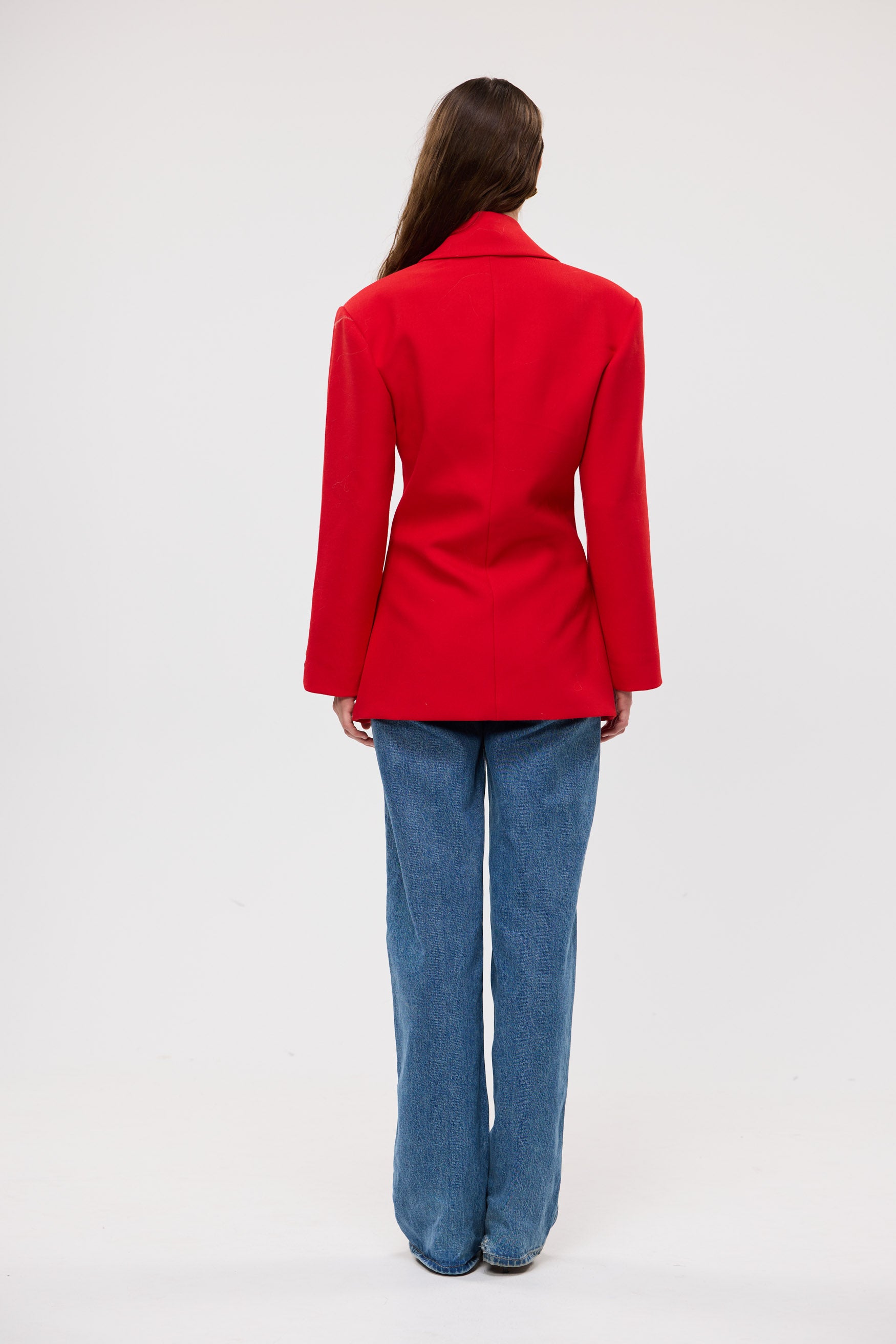 bubish Saskia Cinched Blazer Red BLAZER