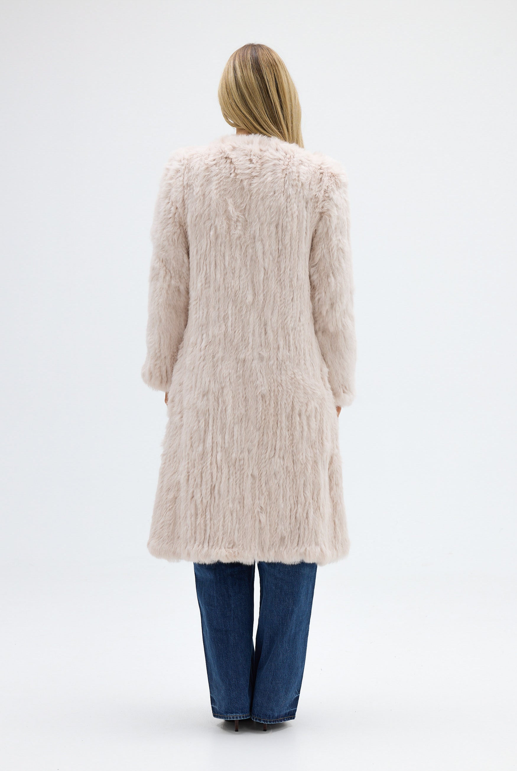 bubish Stella Fur Coat Stone JACKET