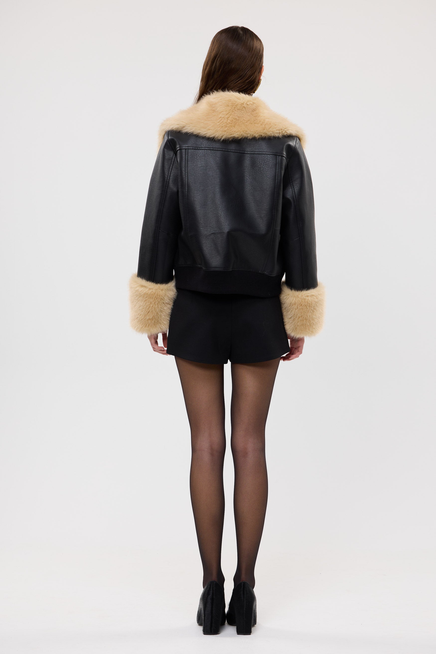 bubish Willow Jacket Black FAUX LEATHER JACKET