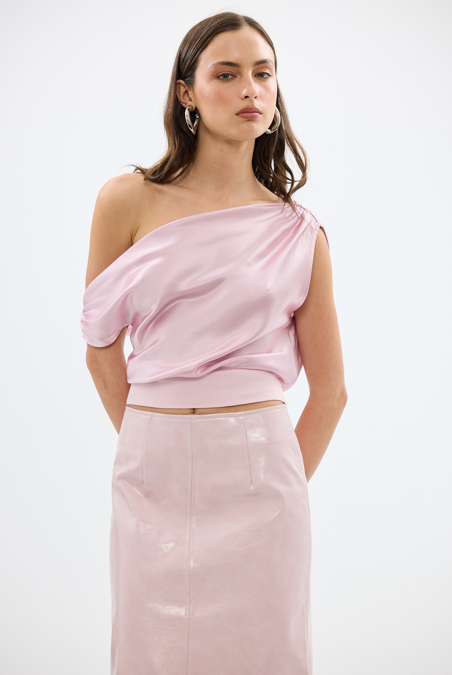 bubish Zoe Top Ice Pink PARTY TOP