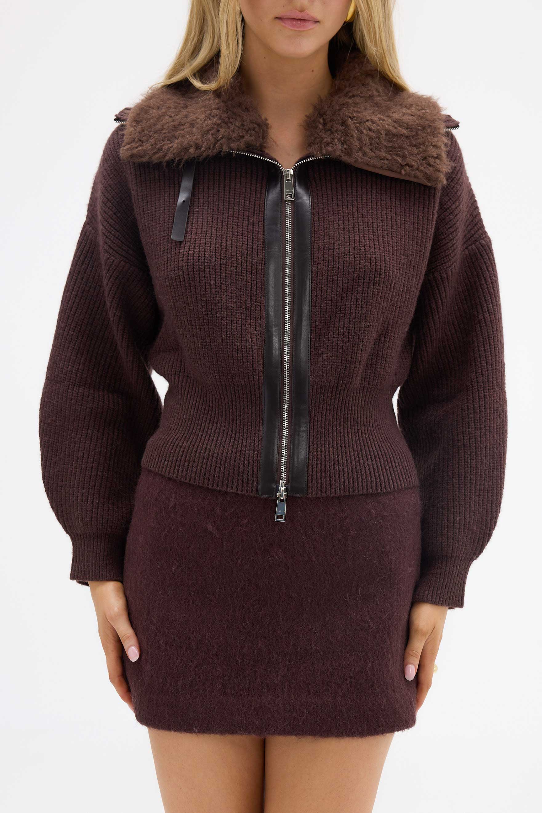 bubish Alma Wool Skirt Chocolate SKIRT