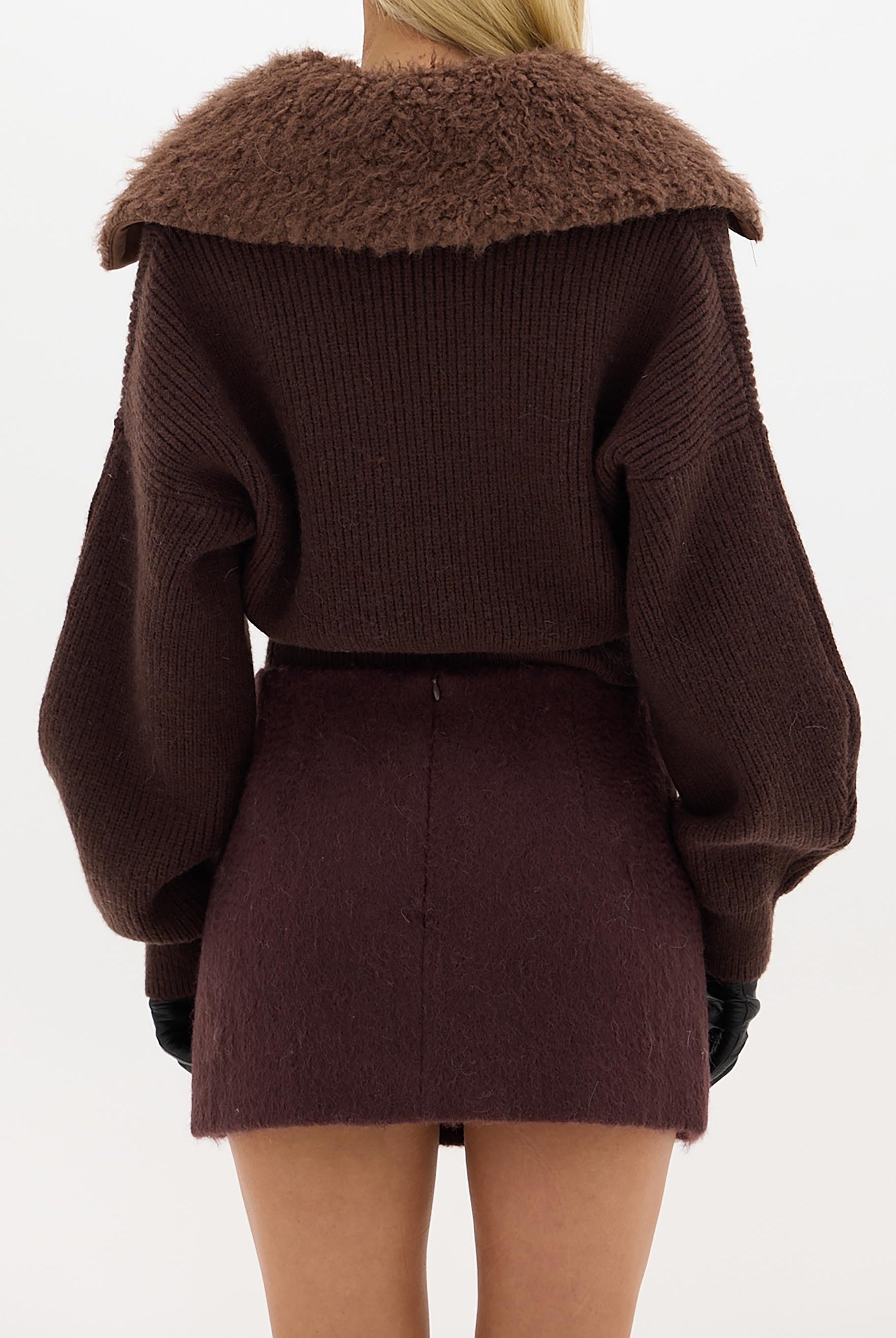 bubish Alma Wool Skirt Chocolate SKIRT