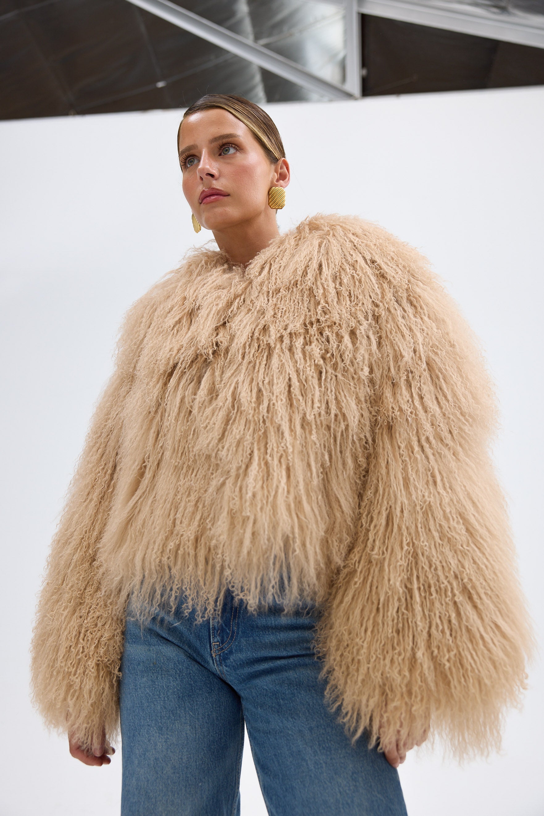 bubish Georgina Jacket Caramel FUR JACKET