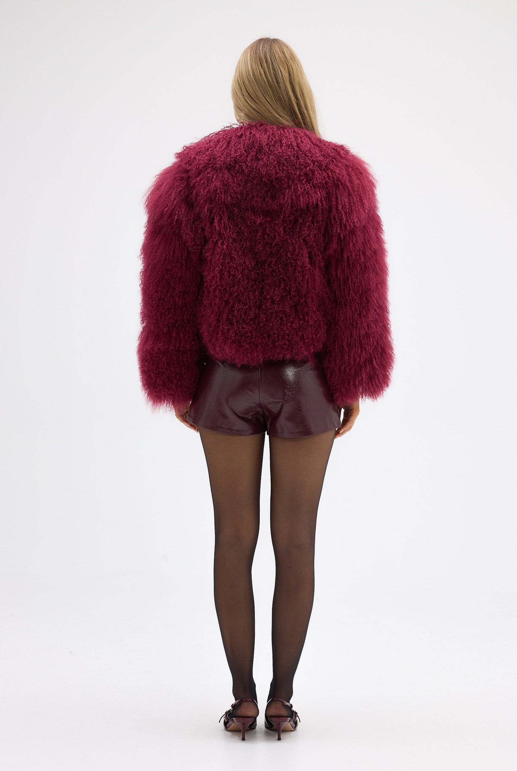 bubish Georgina Jacket Cherry FUR JACKET