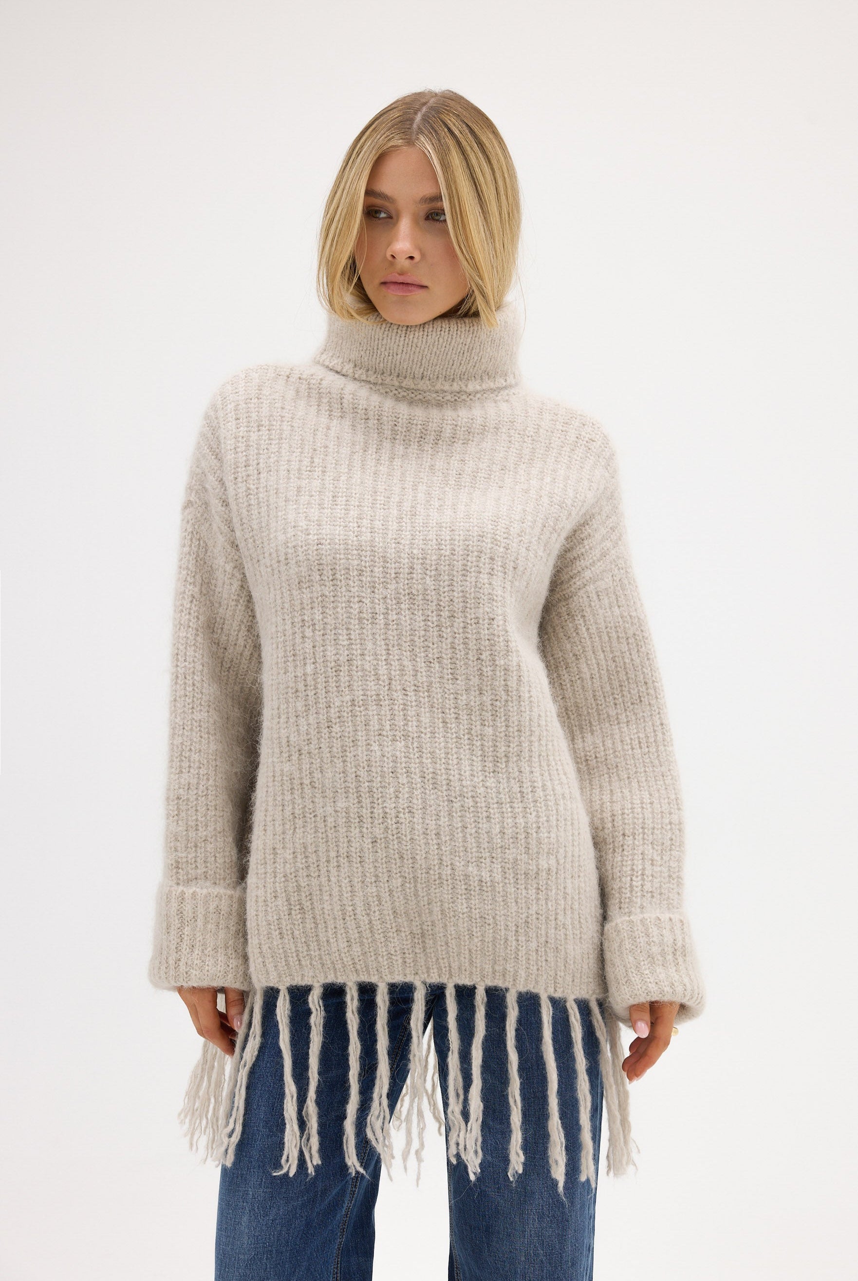 bubish Hannah Knit Grey TOP