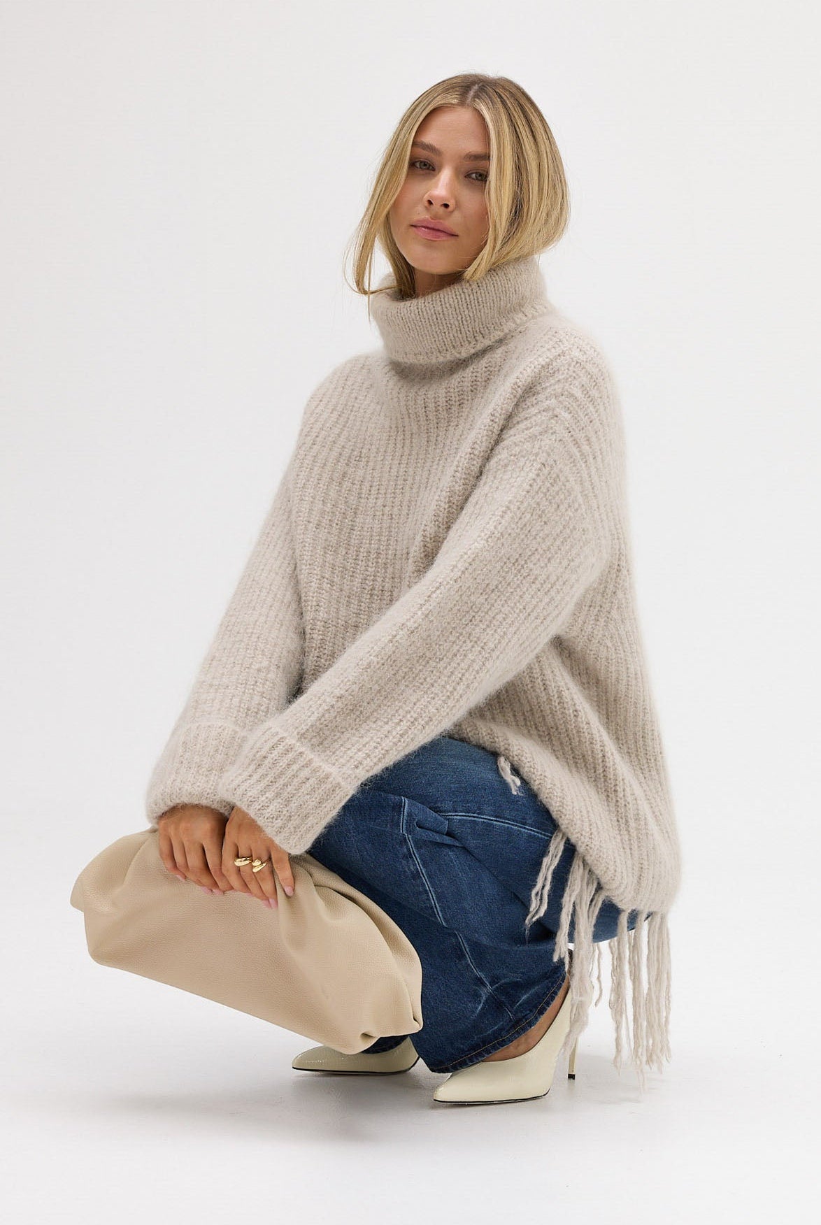 bubish Hannah Knit Grey TOP