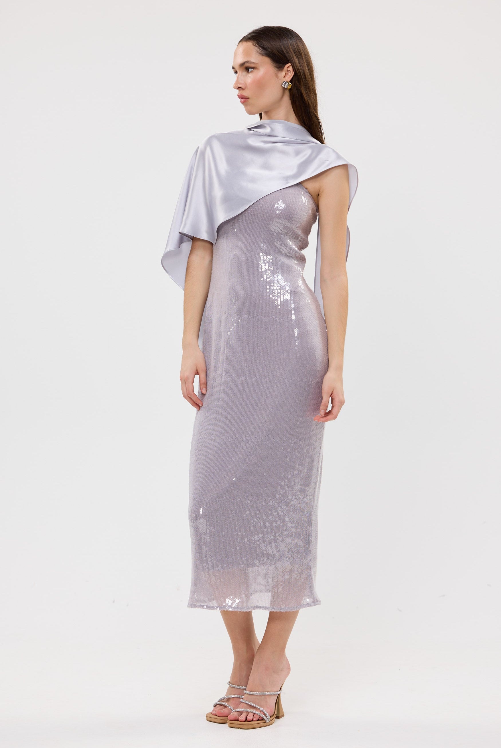 bubish Indy Sequin Dress - Silver DRESSES