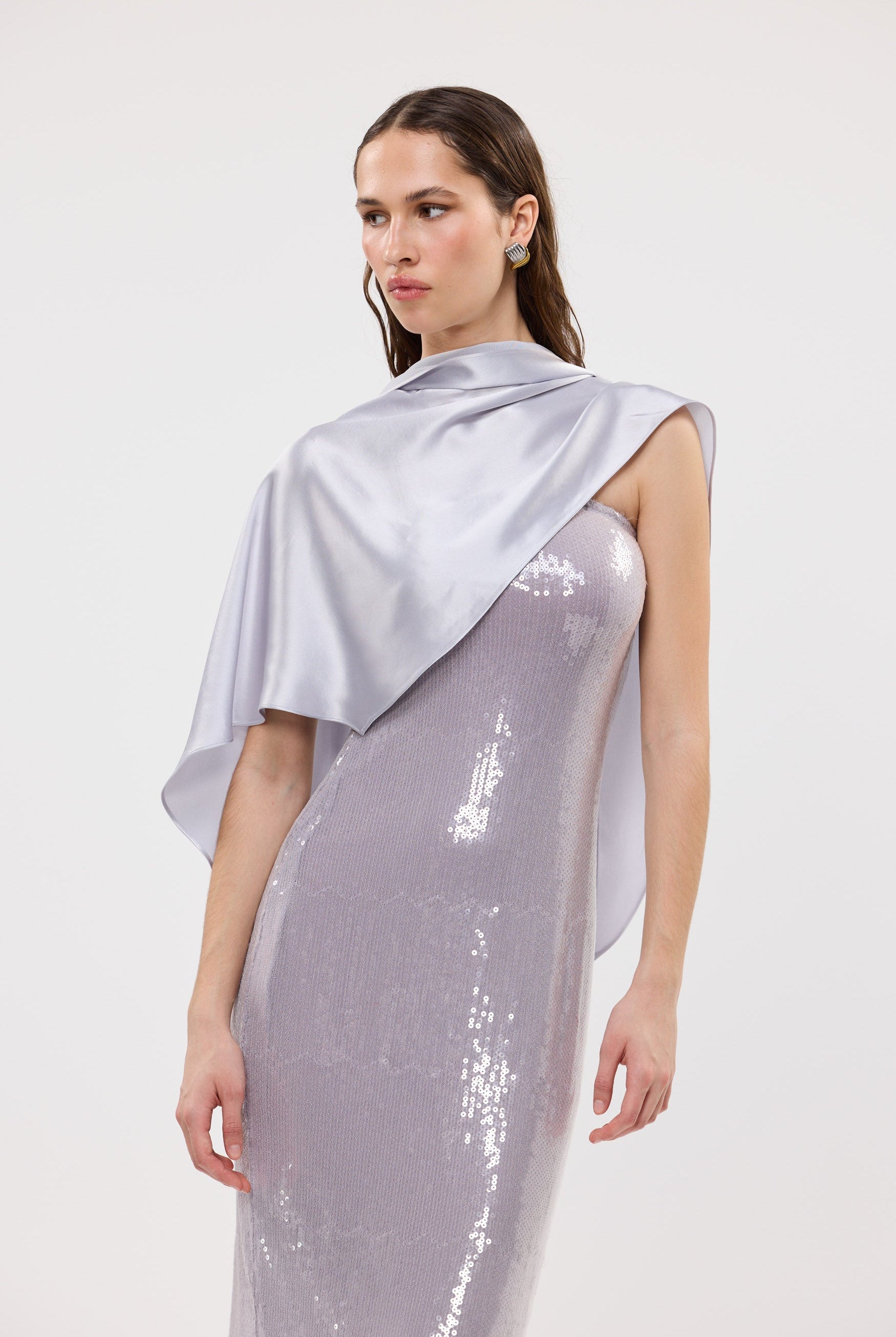 bubish Indy Sequin Dress - Silver DRESSES