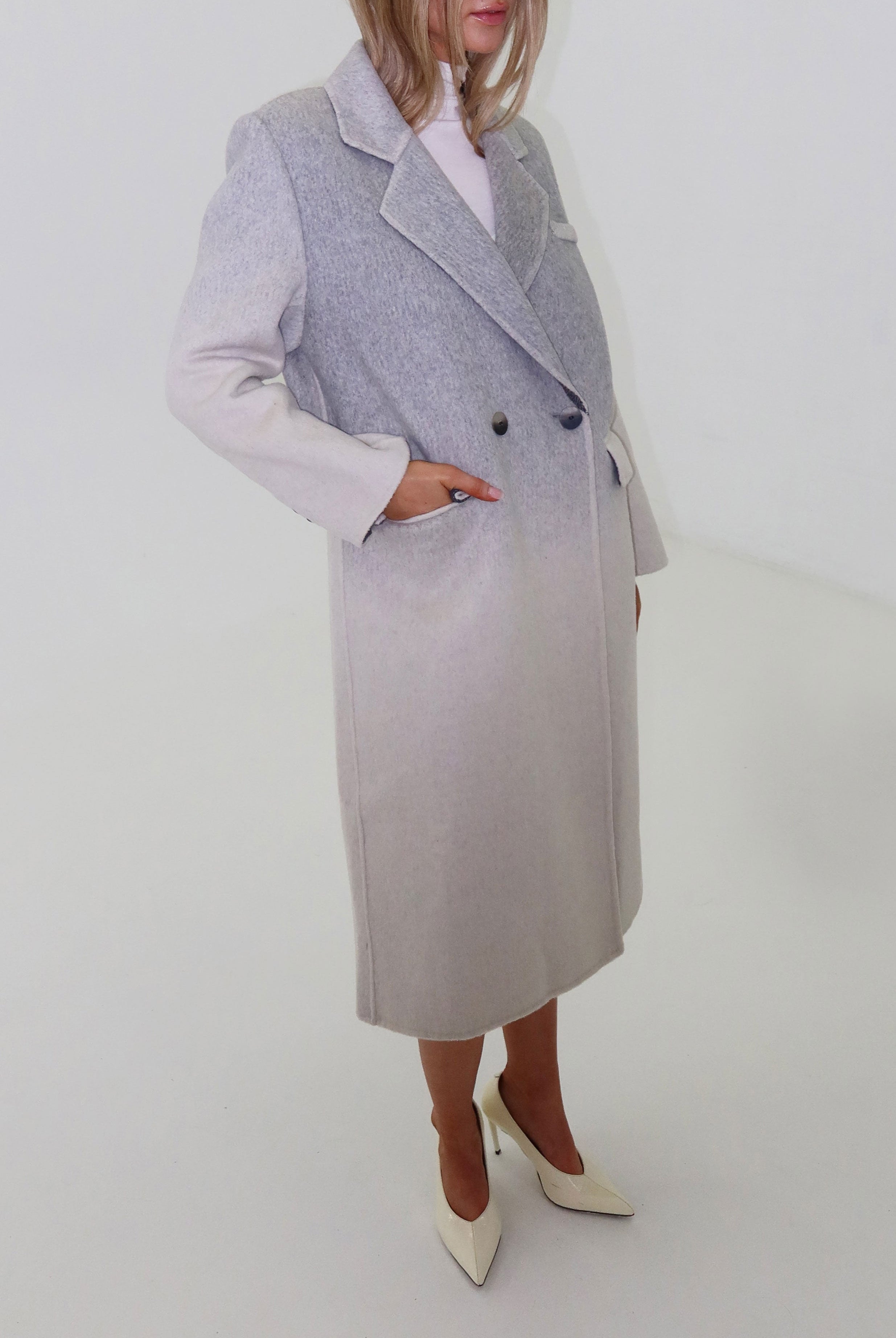 bubish Isla Wool Coat Grey Marle COAT