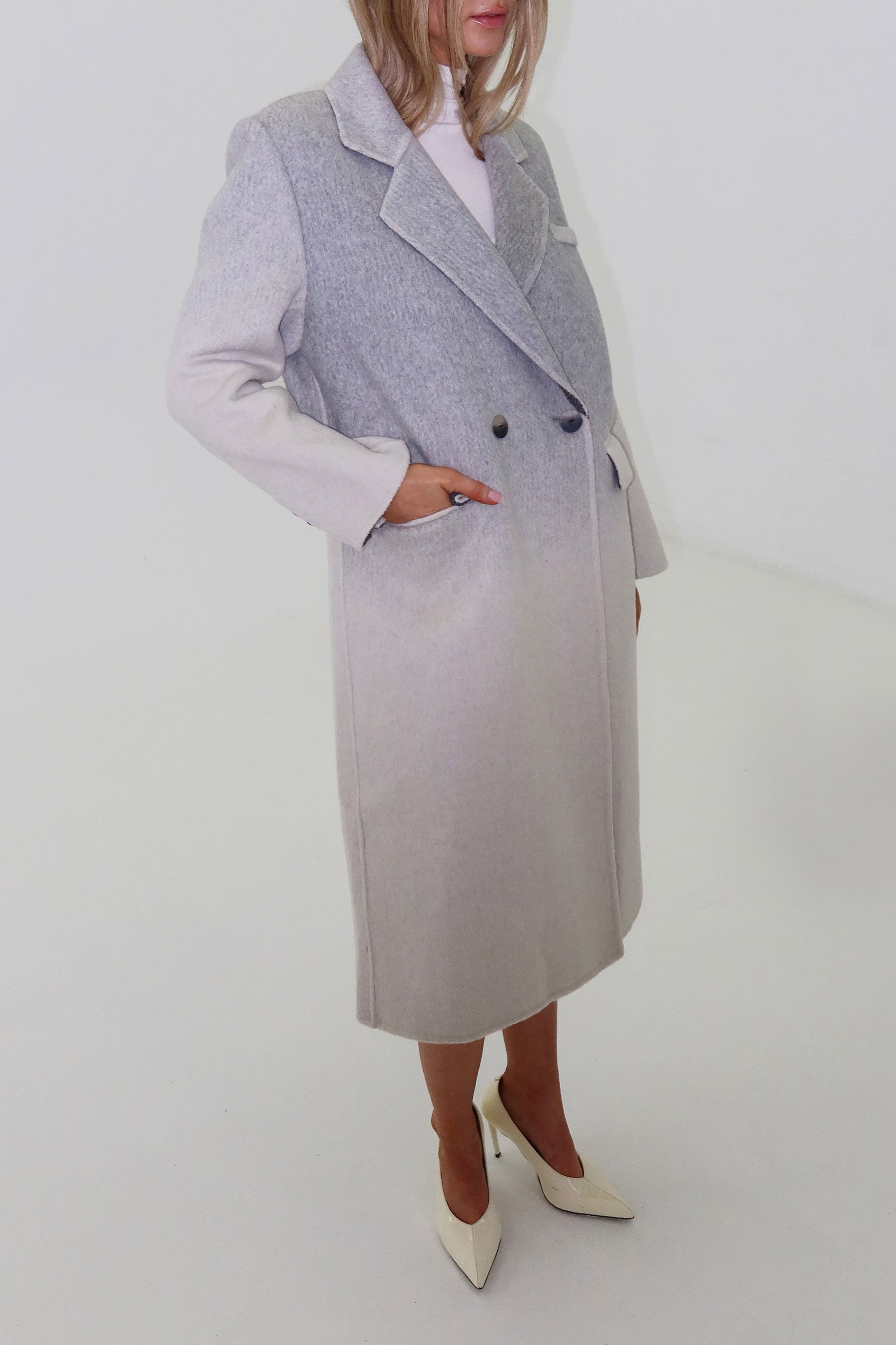 bubish Isla Wool Coat Grey Marle COAT