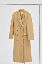 bubish Kate Fringe Tassel Wool Coat Walnut JACKETS