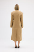 bubish Kate Fringe Tassel Wool Coat Walnut JACKETS