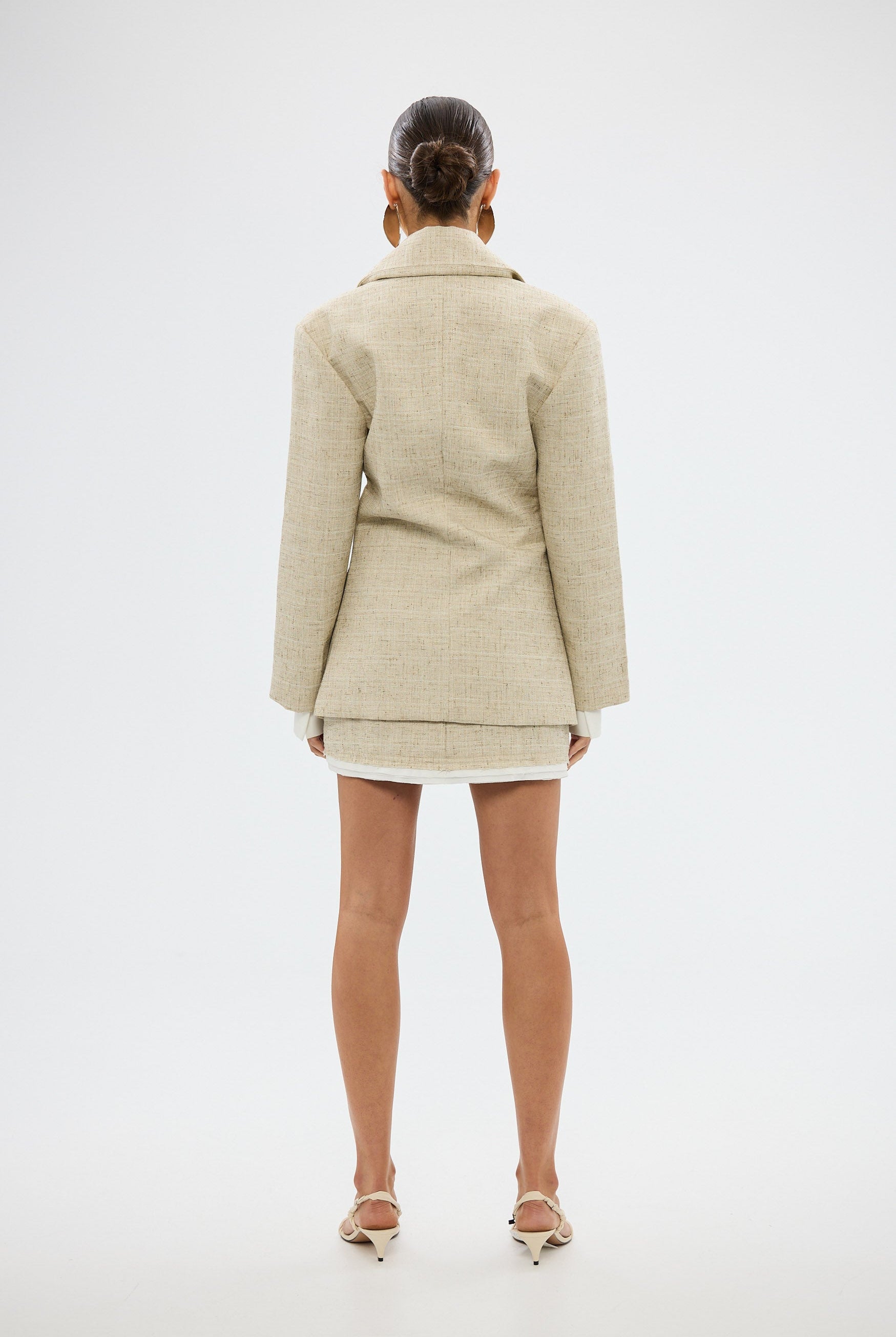 bubish Mattie Cinched Blazer - Natural CINCHED BLAZER