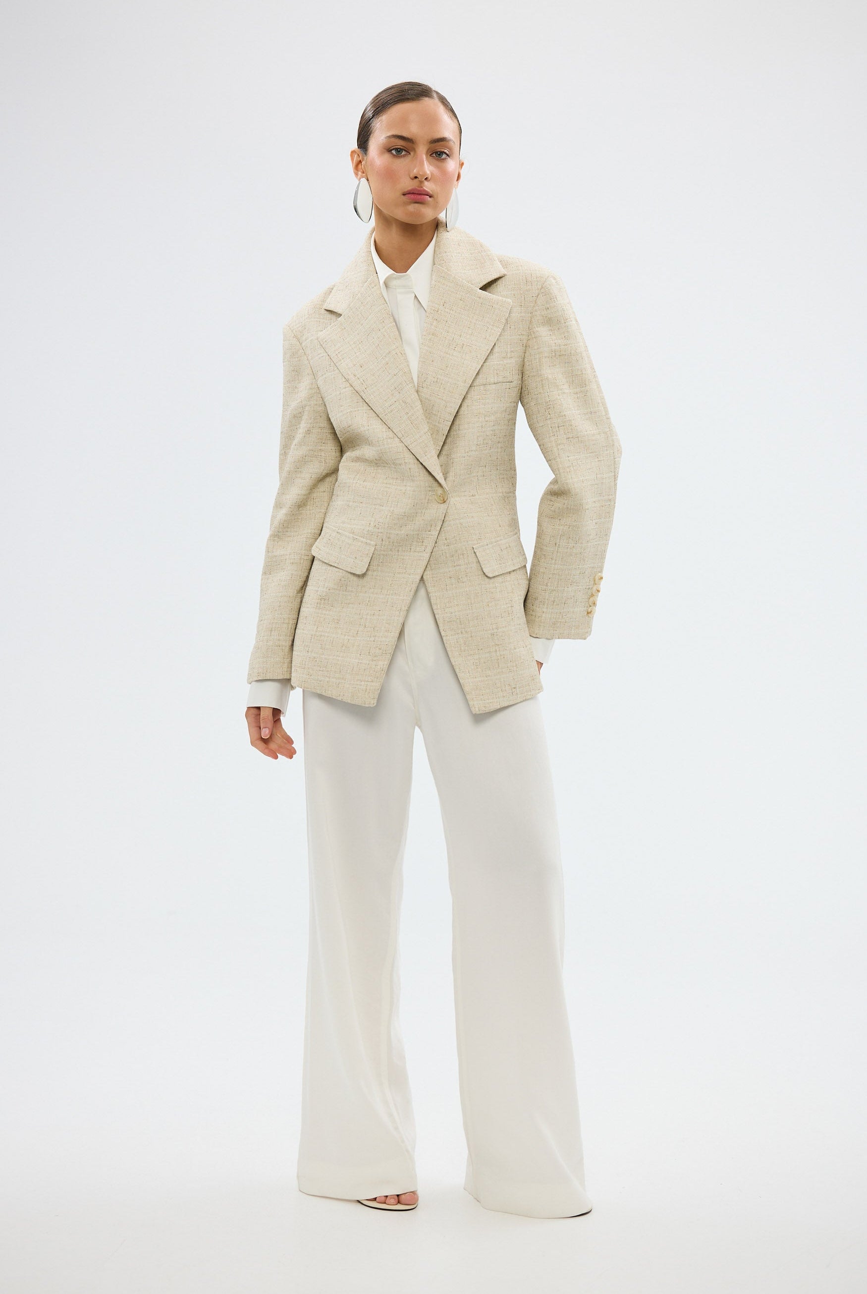 bubish Mattie Cinched Blazer - Natural CINCHED BLAZER