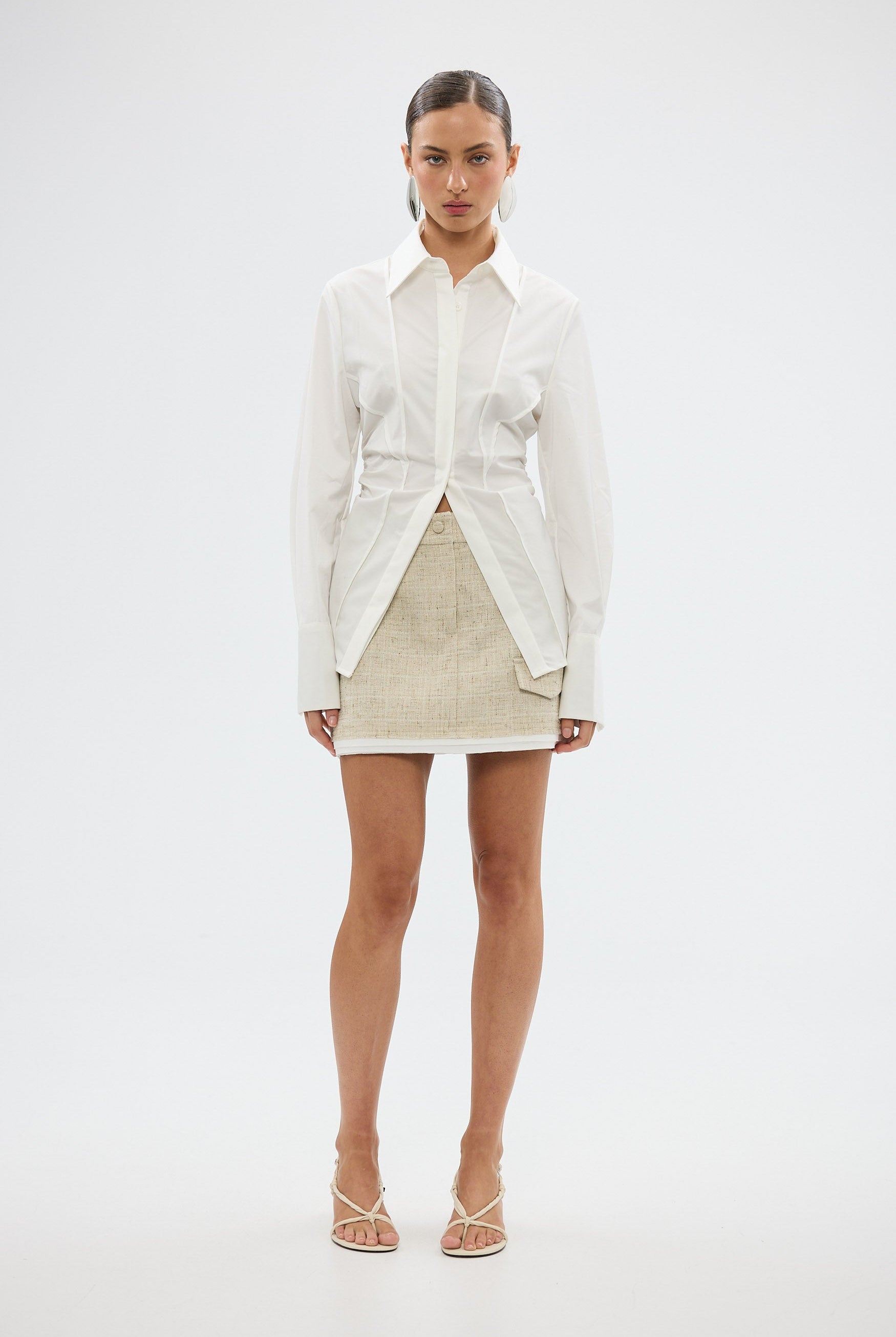 bubish Mattie Mini Skirt - Natural MINI SKIRT
