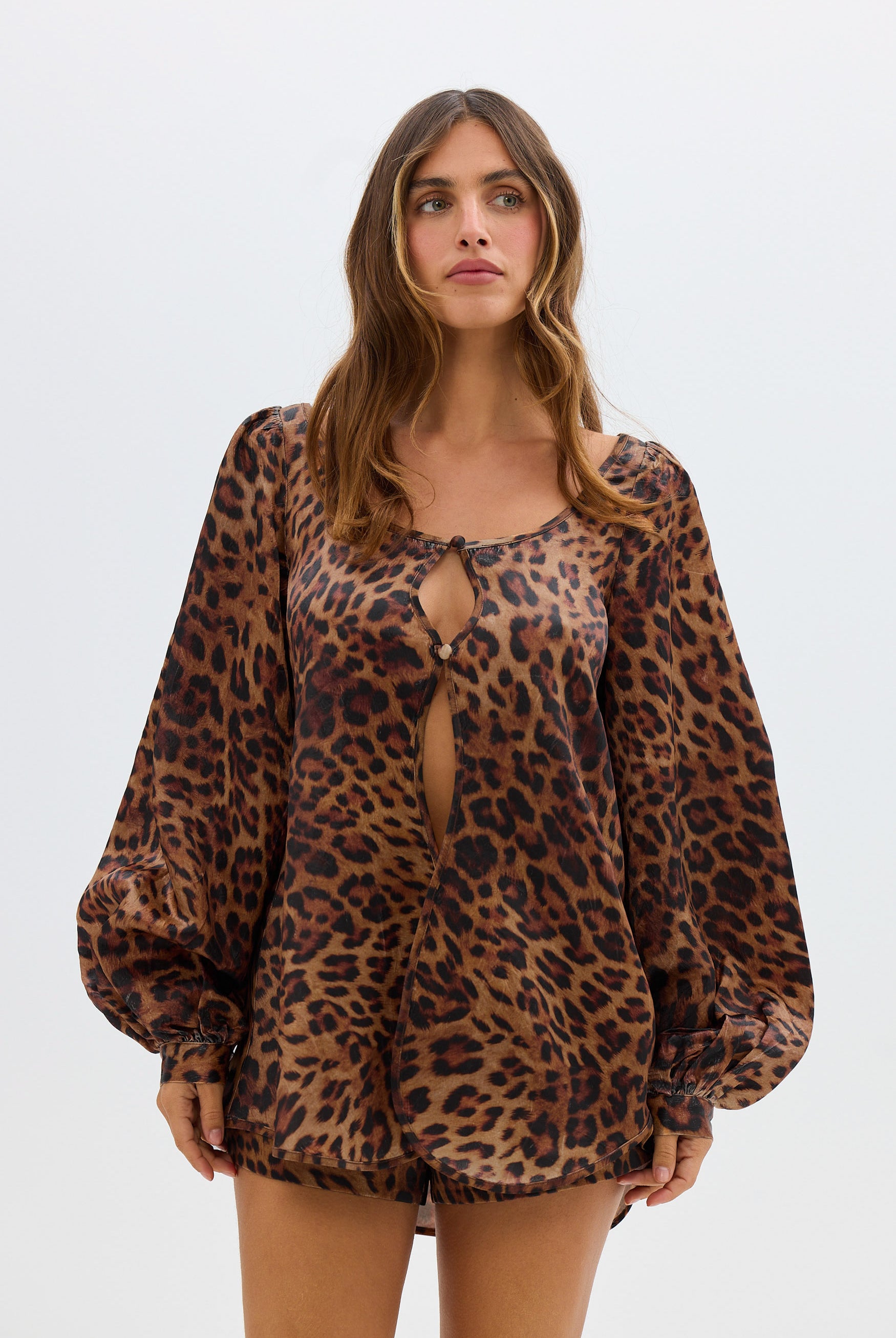 bubish Penelope Blouse Leopard TOP