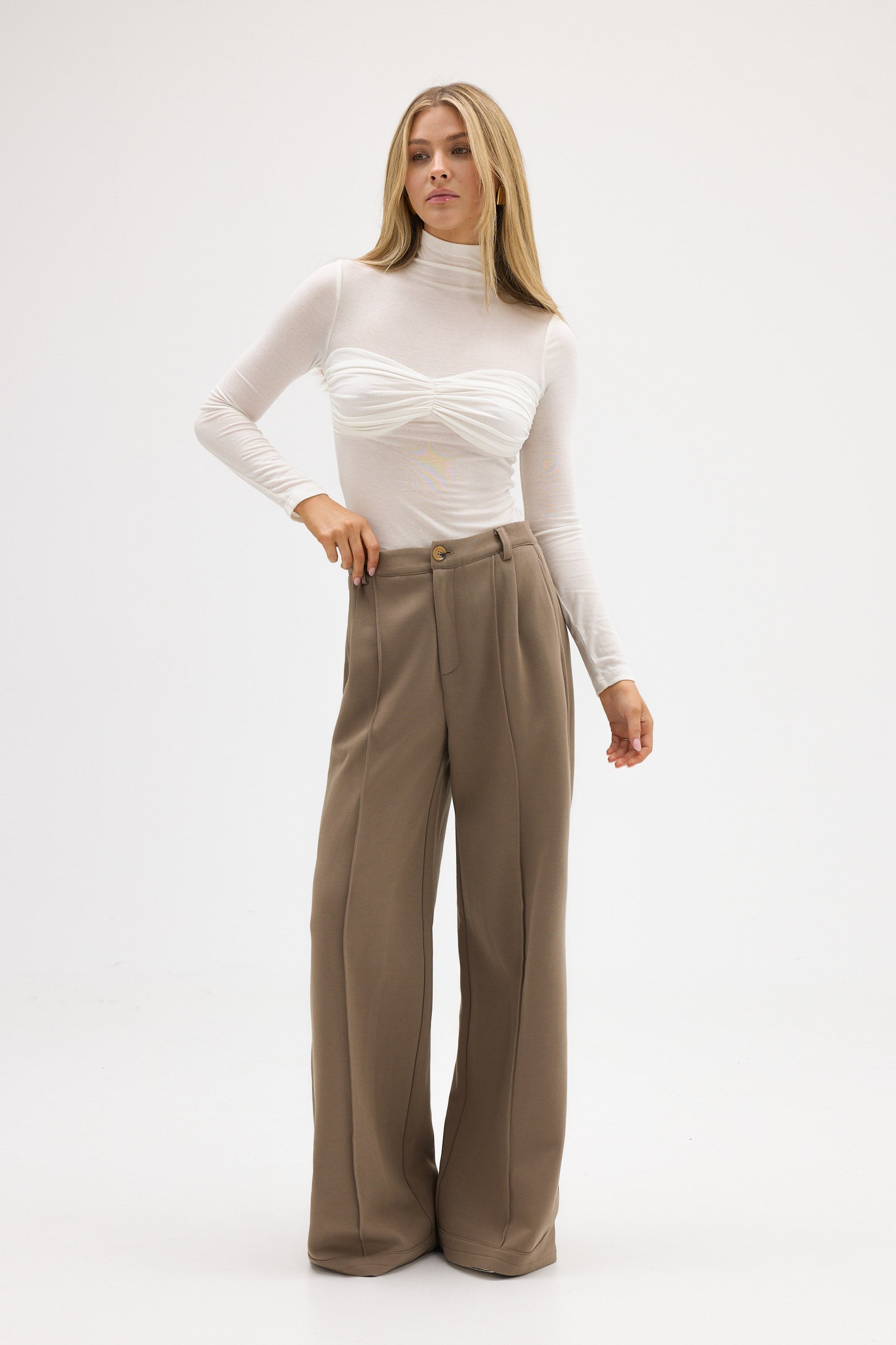 bubish Sydney Jersey Pant Taupe PANTS