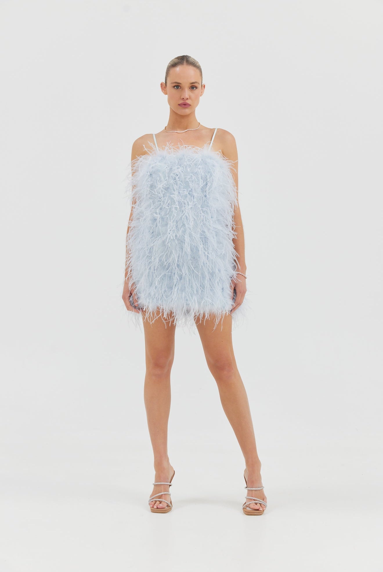 Giselle Dress - Powder Blue Bubish