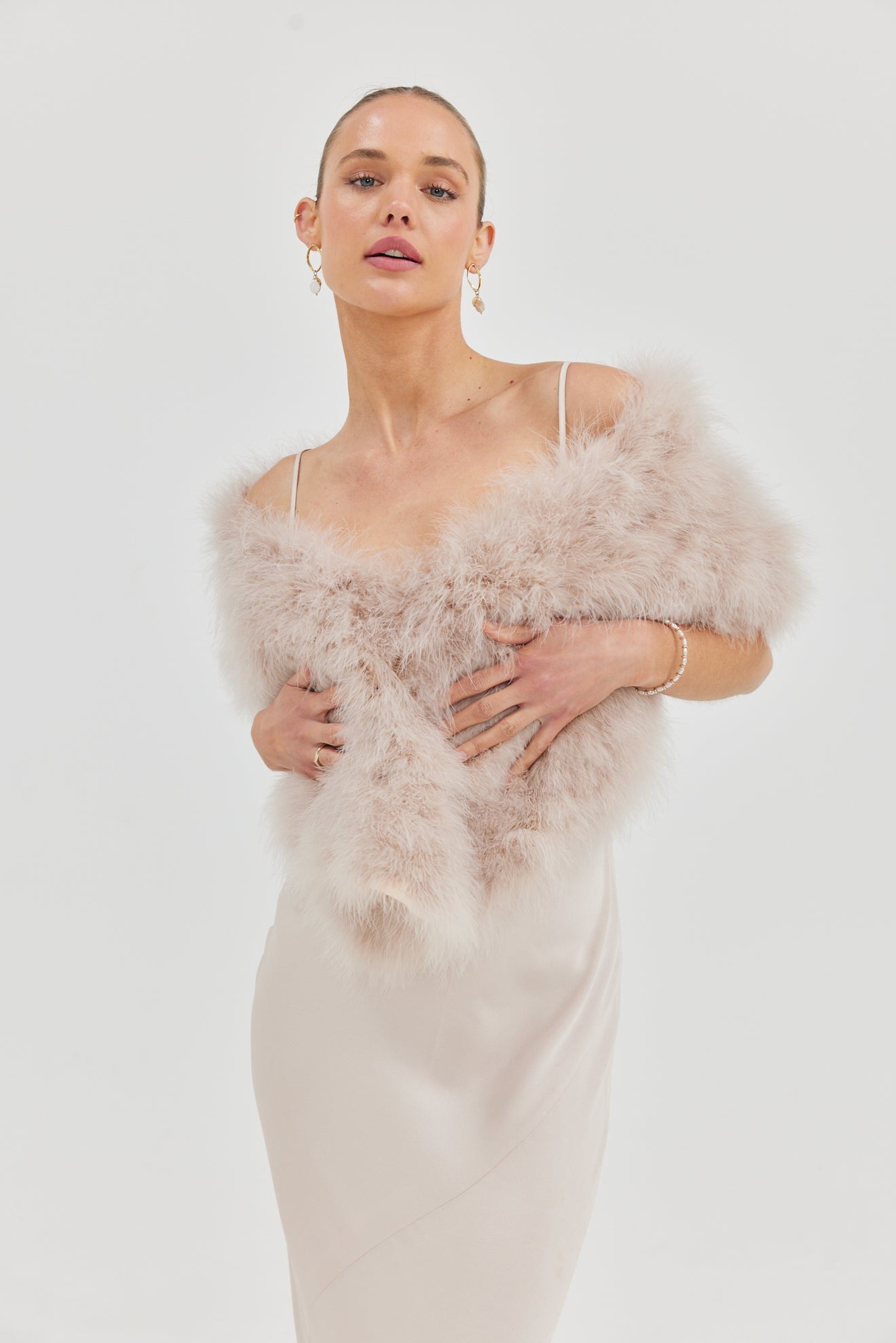 Lottie Wrap - Blush Wrap Bubish Luxe