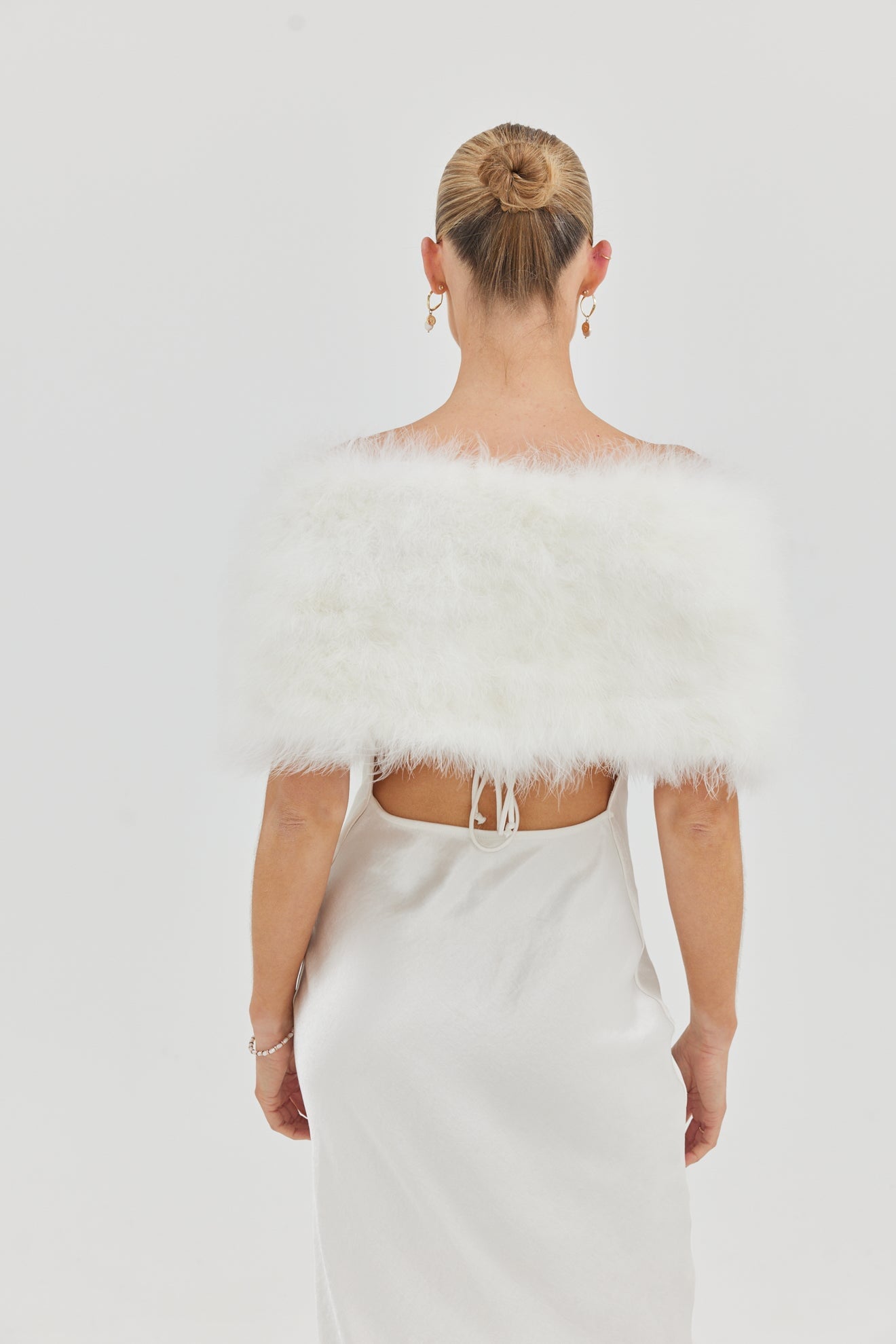 Lottie Wrap - White Wrap Bubish Luxe