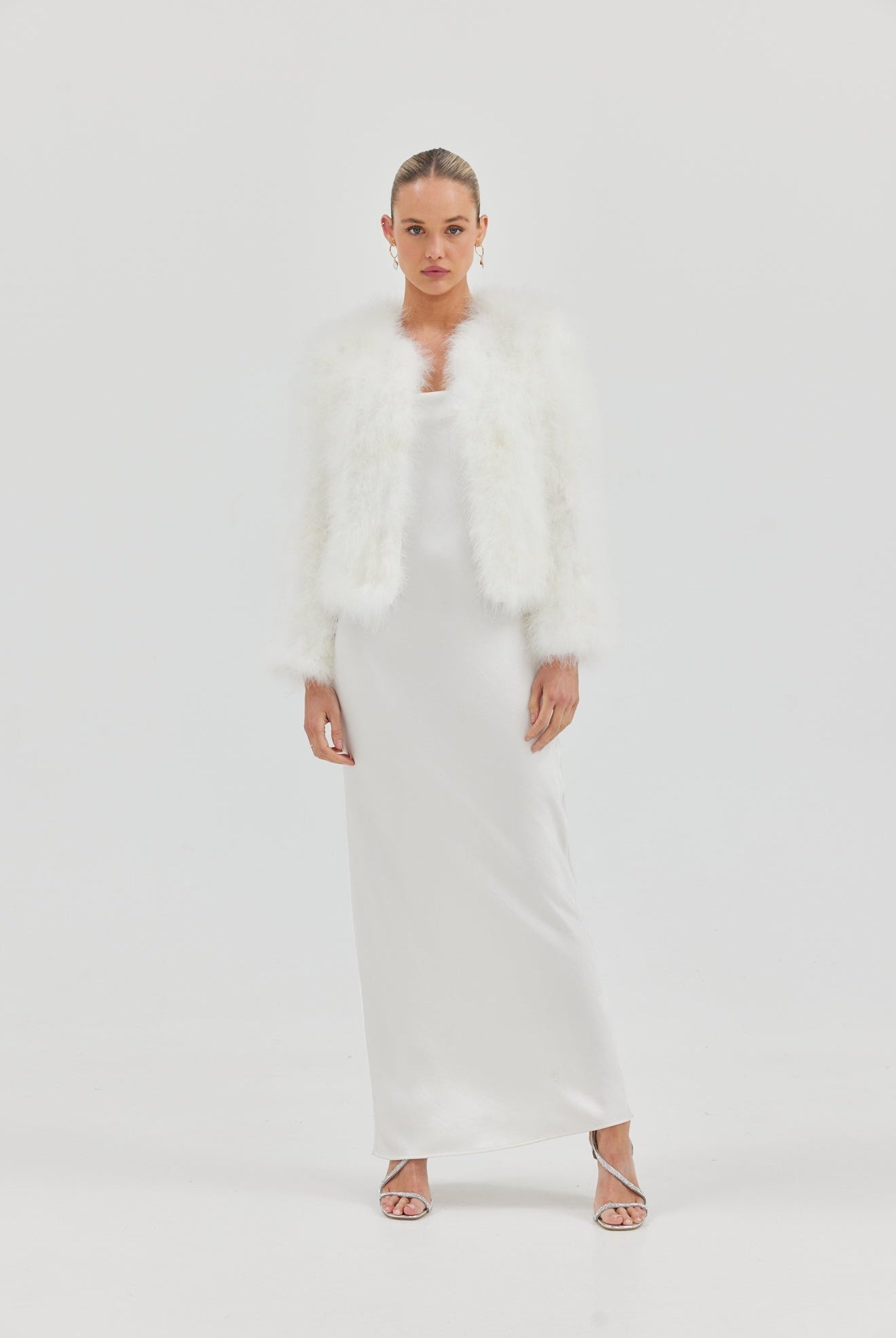 Scarlett Jacket - White Medium Jacket Bubish Luxe