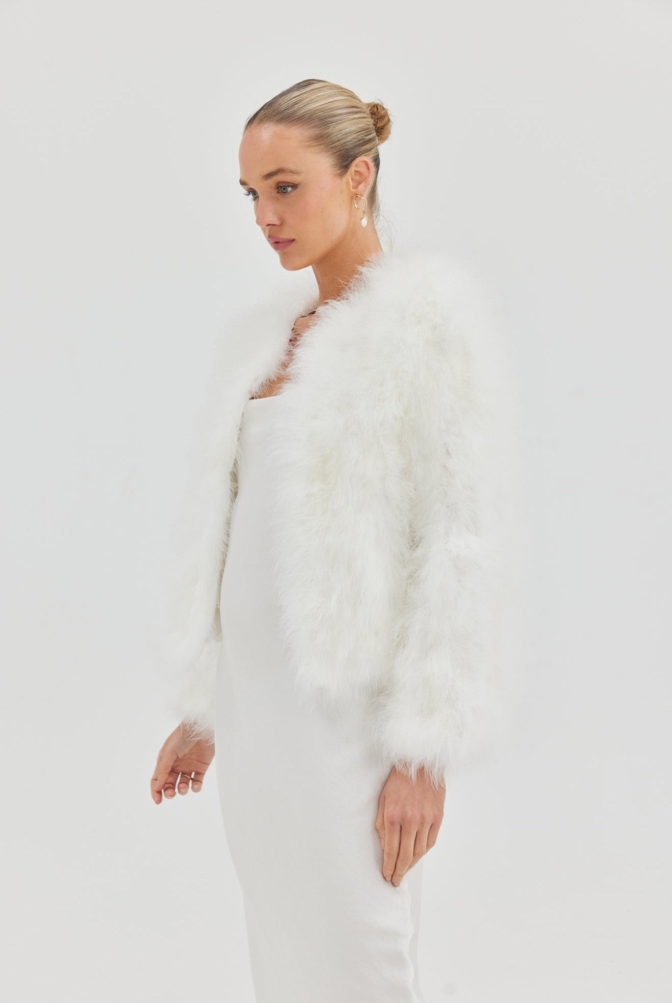 Scarlett Jacket - White Medium Jacket Bubish Luxe