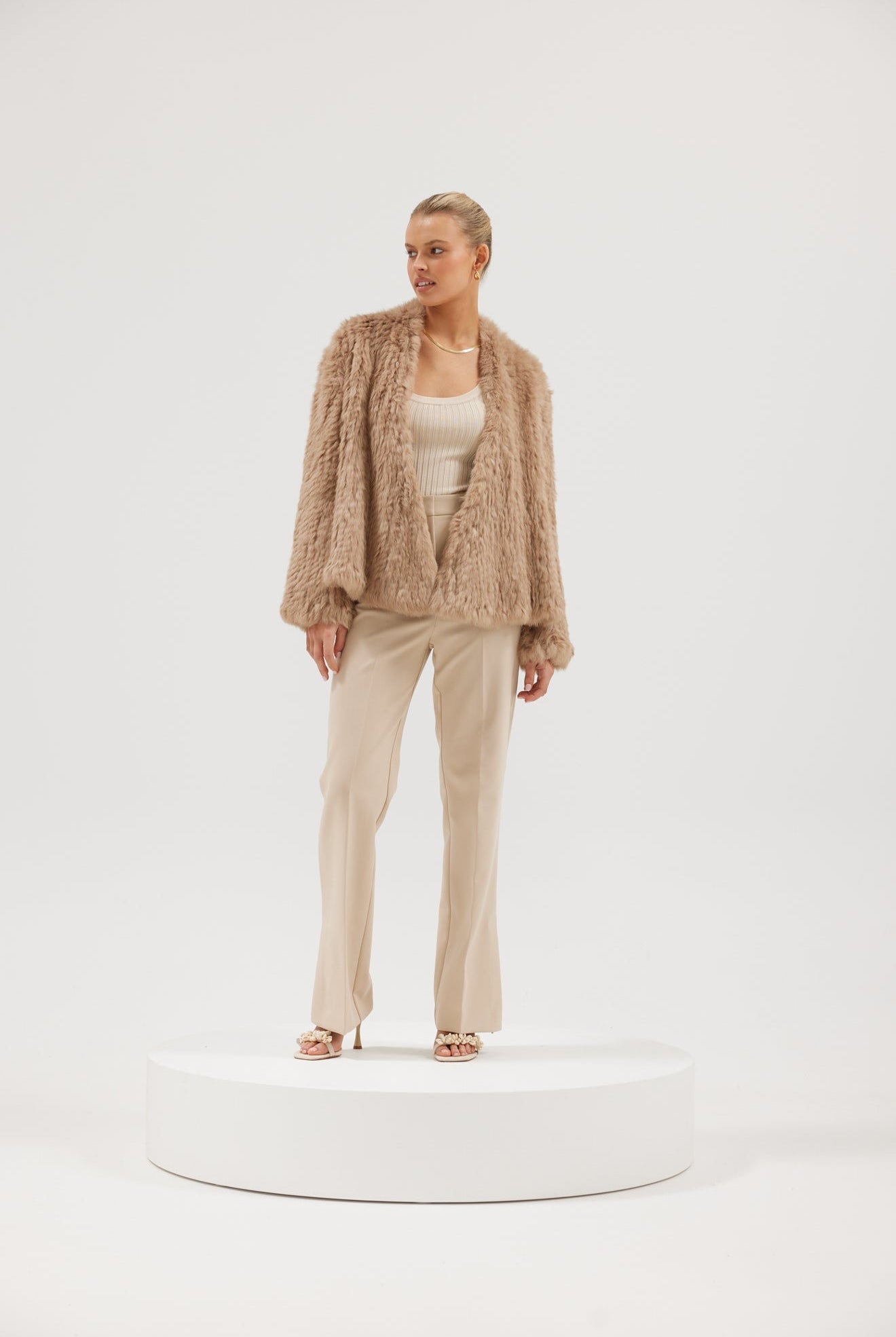 Valencia Jacket - Beige Jacket Bubish Luxe