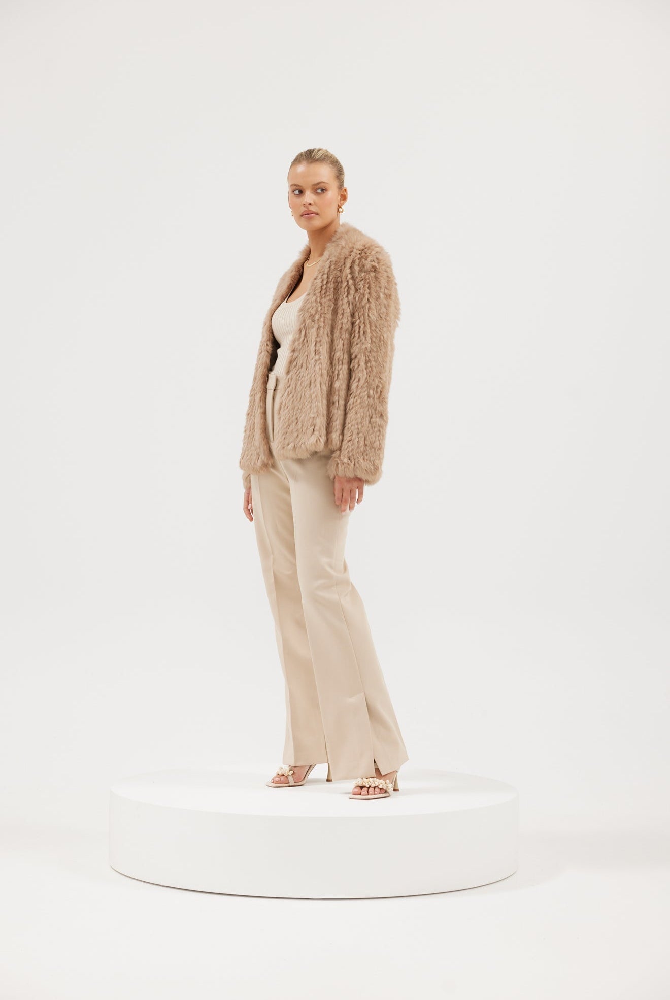 Valencia Jacket - Beige Jacket Bubish Luxe