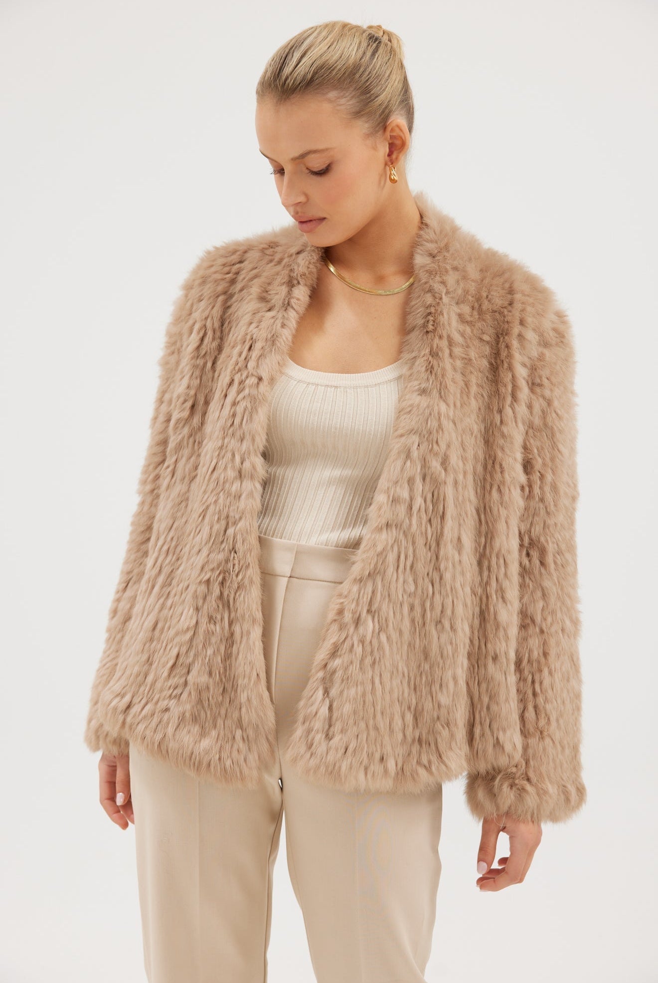 Valencia Jacket - Beige Jacket Bubish Luxe