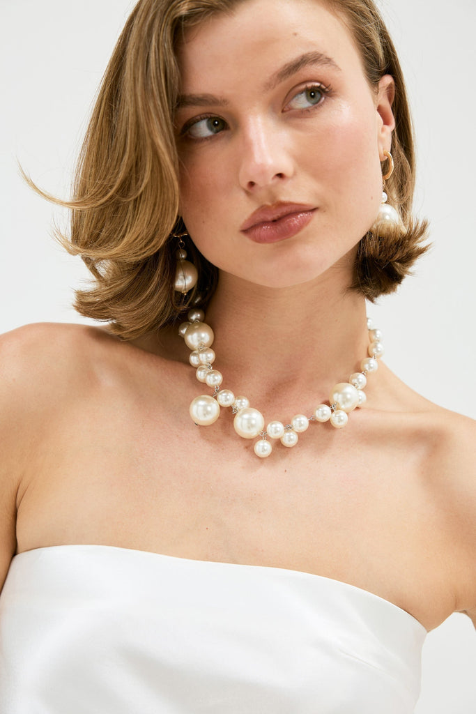 Arabelle Necklace - Pearl Necklace Bubish 