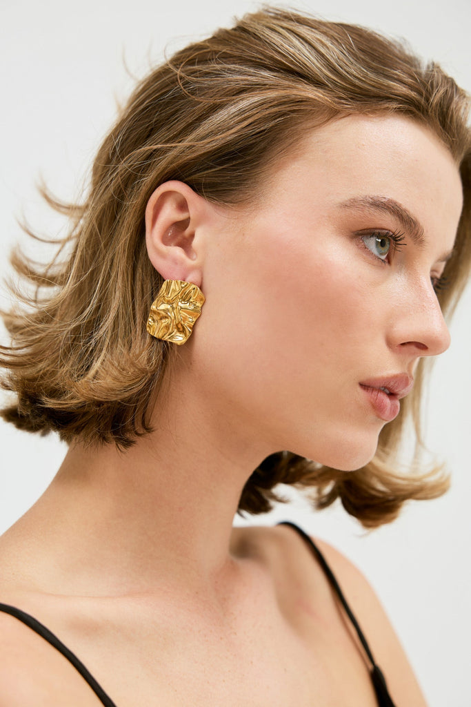 Celina Earring - Gold Earring Bubish 
