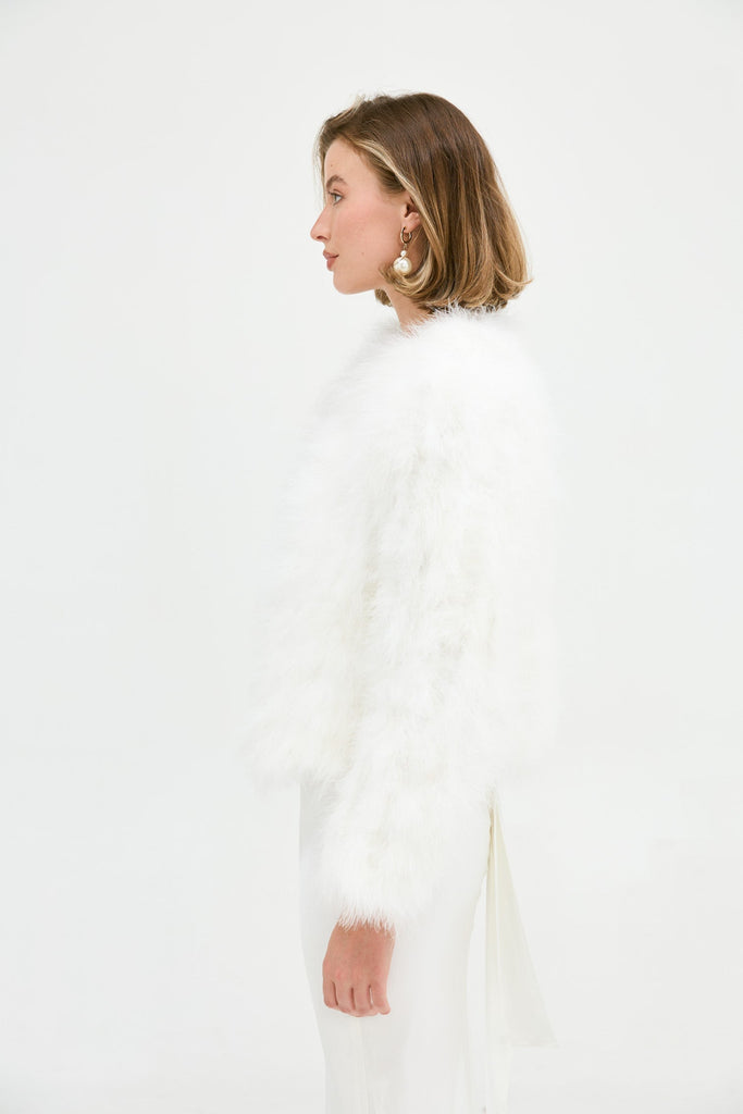 Scarlett Jacket - White Medium Jacket Bubish Luxe 