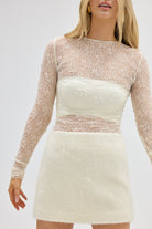 bubish Alma Wool Skirt Ivory SKIRT