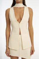 Grace Vest - Ivory TOP Bubish Luxe