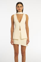 Grace Vest - Ivory TOP Bubish Luxe