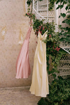 Savannah Rosette Gown - Rose Pink DRESS Bubish Luxe