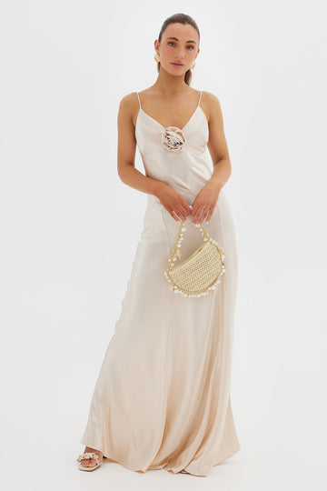 Savannah Rosette Gown - Ivory Bubish 