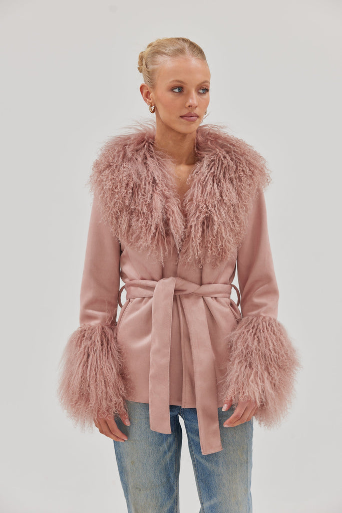 Gigi Jacket - Dusty Pink Medium Jacket Bubish Luxe 