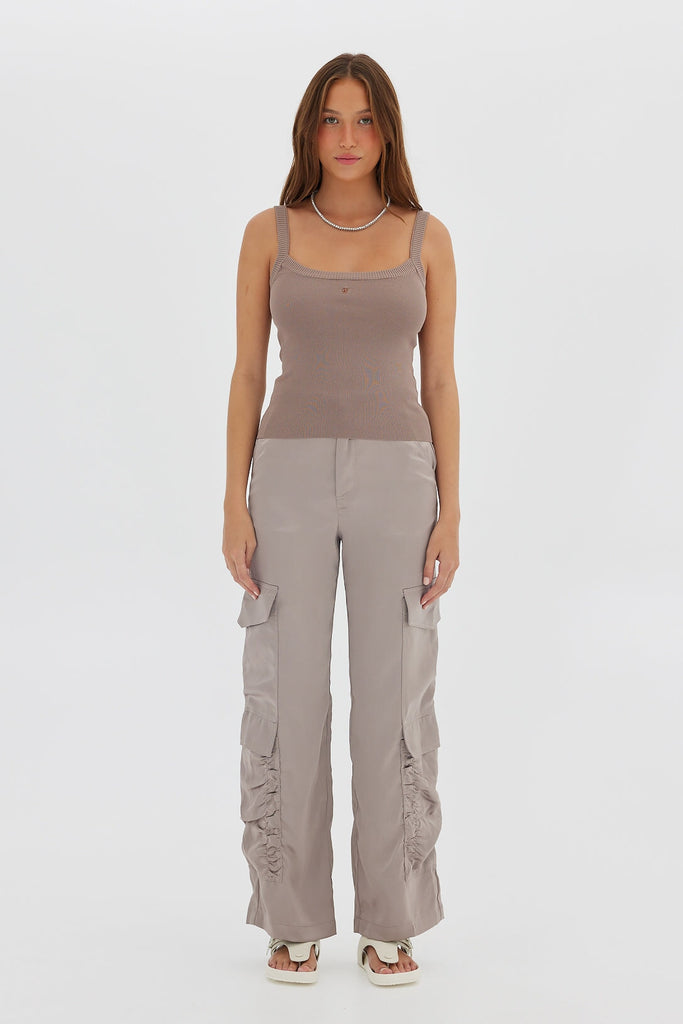 The Cargo Pant - Taupe Pants Toast Society 