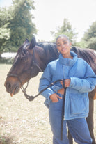 Denim Puffer - Denim Blue Coats & Jackets Toast Society 
