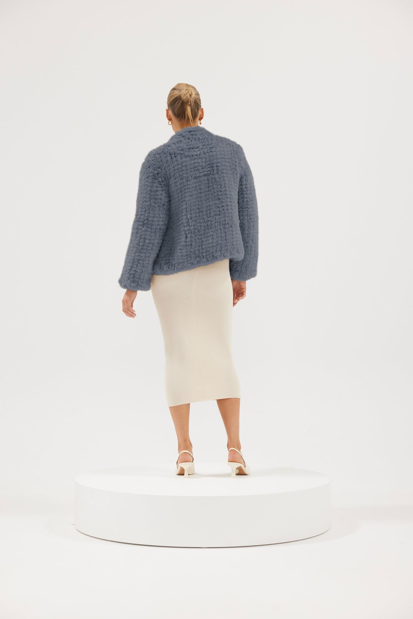 Faux Valencia Jacket - Slate Jacket Bubish Luxe 