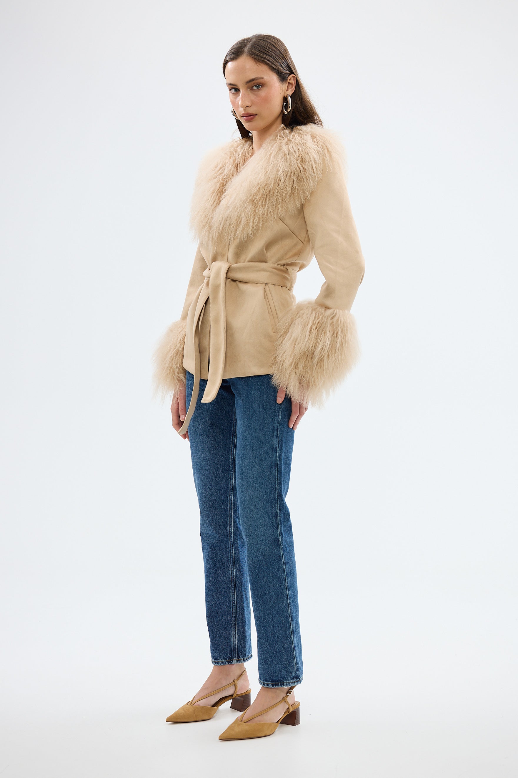 bubish Gigi Jacket Caramel FUR JACKET