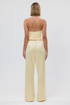 bubish Alexandra Pant Pale Yellow SATIN PANT