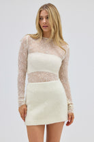 bubish Alma Wool Skirt Ivory SKIRT