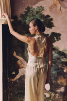 bubish Ash Top Pale Yellow SATIN TOP
