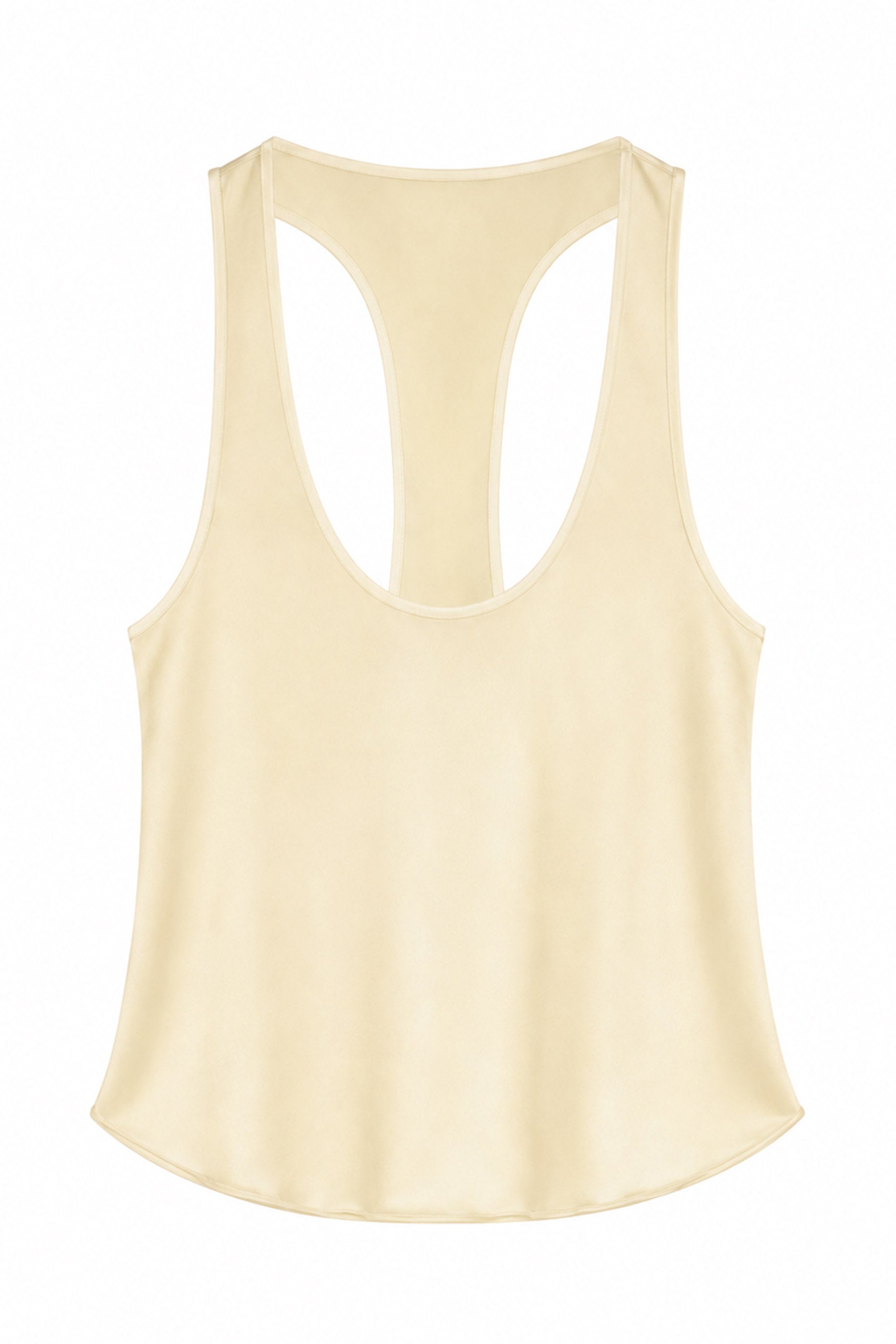 bubish Ash Top Pale Yellow SATIN TOP