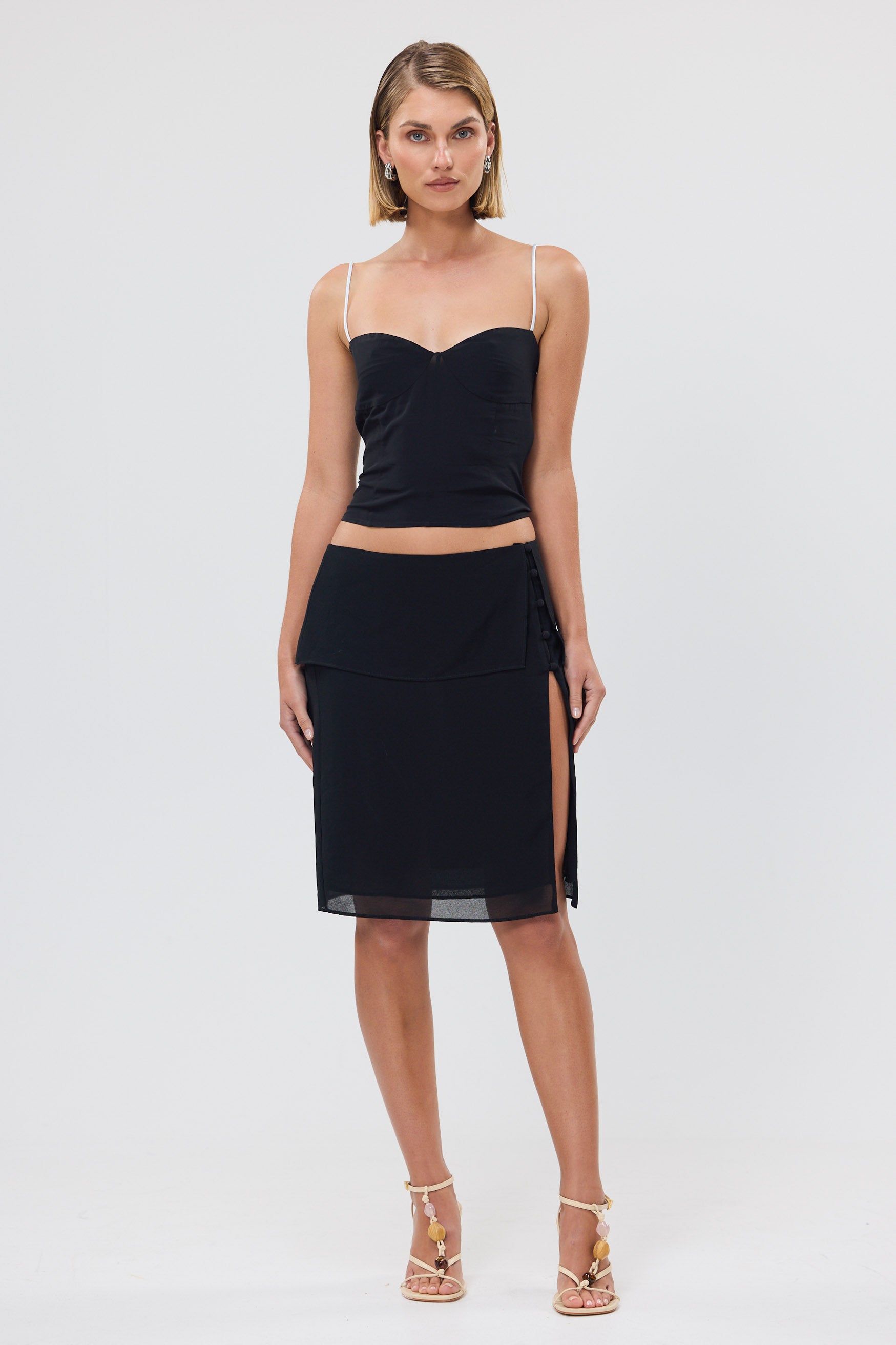 bubish Cami Tank Top Black Sky PARTY TOPS